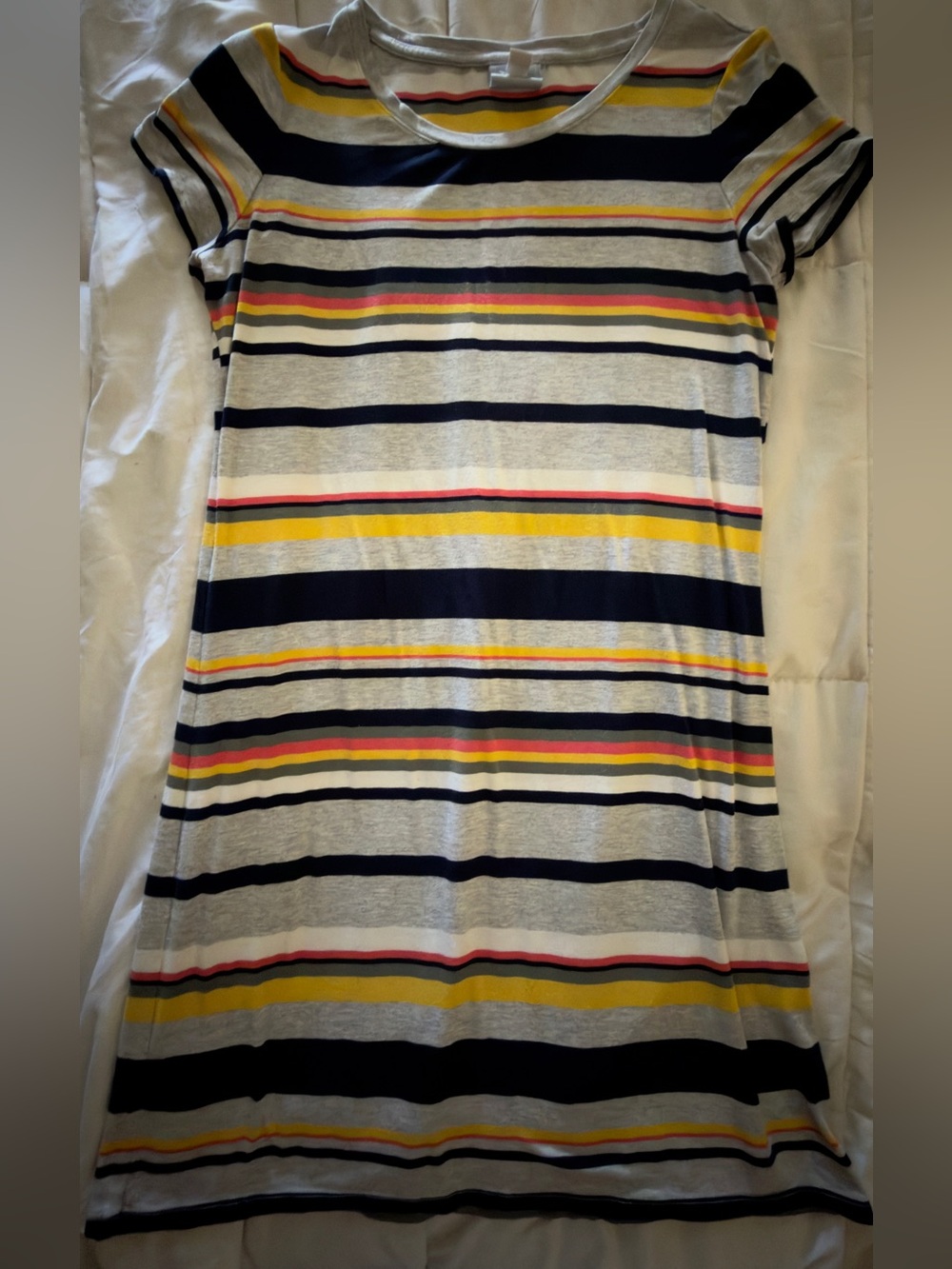 Sunday Striped T Shirt Dress size small